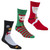 Mens 3 Pack Christmas Design Socks