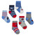 Assorted Baby Boys 3 Pack Shark/Monster Socks 