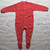 Personalisable Red Unbranded Sleepsuit with Chest Poppers (18-24 Months) 