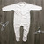 Personalisable White Unbranded Sleepsuit with Chest Poppers (12-18 Months) 