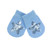 Small Blue Mittens with Star Sequins (NB-12 Months)