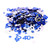 40+ mini stars Confetti (14 grams) - Blue & Silver