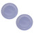 Light Blue/ Lilac Paper Plates Round - 7 Inch