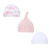 Soft Touch - Girls Elephant 3 Pack Hats (0-9 months)