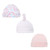Soft Touch - Girls Rainbow 3 Pack Hats (0-9 months)