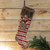 Fabric Santa Claus & Snowman Stocking  (Assorted)