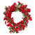 Red Berry and Leaves Wreath 