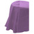 Purple Round Plastic Table Cover (84 Inch)  