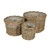 Round Baskets with Liners (Set of 3)