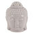 Large Grey Buddha Head Oil Burner