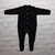 Personalisable Black Unbranded Sleepsuit with Chest Poppers (6-12 Months) 