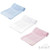 White, Pink and Blue Cellular Cotton Blanket (Assorted Designs)