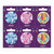 Age 40 Small Badges (6 Assorted Per Perforated Card) (5.5cm)  