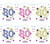Age 80 Small Badges (6 Assorted Per Perforated Card) (5.5cm)  