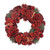Red Sparkle & Cone Wreath (36cm)