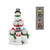 Pyramid of Light up Snowman and Santas (36cm)