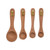 Hestia Set of 4 Measuring Spoons (Pineapple)