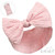Pink Cable Headband with Bow 
