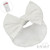 White Cable Headband with Bow 