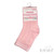 Pink/White/Cream 3 Pack Ribbed Socks (6-12 Months)