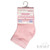 Pink/White/Cream 3 Pack Ribbed Socks (3-6 Months)