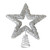 Silver Glitter Star Tree Topper