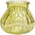Yellow Veneto Bubble Glass Jar Vase (7.5cm)