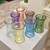 Lilac Floraline Hand Tie Glass Vase