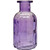 Lilac Flora Bottle Glass Vase (13.7cm)