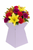 Pearlised Lavender Living Vase (Pack of 30)