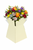 Pearlised Cream Living Vase (Pack of 30)