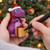 Suki - Personalisable Christmas Decoration - Lilac Dinosaur
