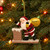 Suki - Personalisable Christmas Decoration - Santa by Chimney