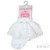 White Bell Lace & Bow Ankle Socks