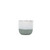 Hortus Green & White Bordeaux Stoneware Pot  (12cm H x 13cm Dia)