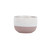 Hortus Pink & White Stoneware Pot (12cm H x 17cm Dia)