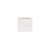 Hortus White Bordeaux Stoneware Cube (9.5cm H x 10.5cm W)