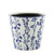 Hortus White & Blue Perth Floral Pot (21.5cm H x 22cm Dia)