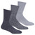 Mens 3pk boot sock (assorted designs)