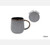 Grey Reactive Mug (430ml)