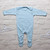 Personalisable Baby Blue Unbranded Plain Chested Sleepsuit (3-6 Months)