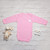 Pink 100% Organic Cotton Unbranded Long Sleeve Bodysuit (3-6 Months)