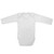 White Unbranded Long Sleeve Baby Bodysuit (NB)