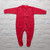 Personalisable Red Unbranded Sleepsuit with Chest Poppers (3-6 Months)