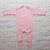 Personalisable Baby Pink Unbranded Plain Chested Sleepsuit (3-6 Months)