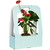 Mint Polka Dot 1/2 Plant Carrier (Large)
