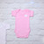 Pink 100% Organic Cotton Unbranded Short Sleeve Bodysuit (0-3 Months)