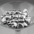 Silver Foil Milk Chocolate Hearts (50pk)