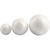 White Mixed Sizes Polystyrene Balls (2-4cm Dia) (12 Pk)