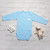 Blue 100% Organic Cotton Unbranded Long Sleeve Bodysuit (18-24 Months)